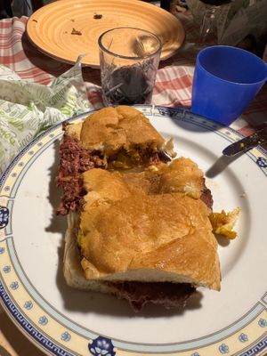 Cheese steak  at Spino's in Lecce