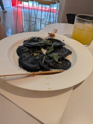 Truffle ravioli at 26KG in Barcelona