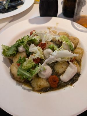 Gnocchi with bitter sauce at 26KG in Barcelona