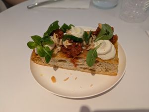 Spicy focaccia at 26KG in Barcelona