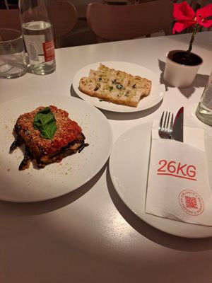 Parmigiana at 26KG in Barcelona