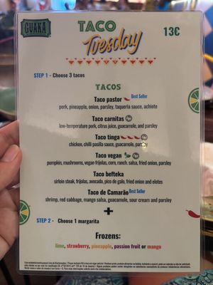 Taco Tuesday deal   at Guaka in Lisbon