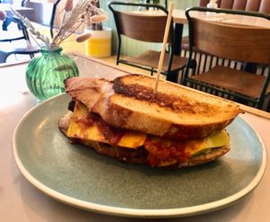 Vegan sandwich  at Boardwalk Social in Bangor