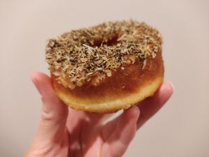 Coconut chai doughnut (vegan) at koé donuts in Kyoto