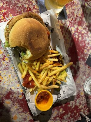 Vegan Burgerr  at Draft Acıbadem in Istanbul
