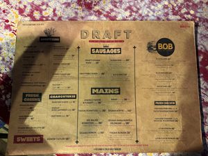 Beer Menu  at Draft Acıbadem in Istanbul