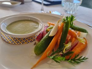 organic vegies at Otto Ristorante in Sydney