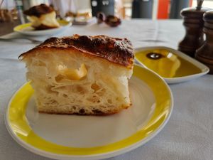 bread (to die for) at Otto Ristorante in Sydney