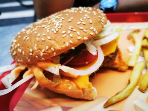 Burger at Fries and More  in Brussels