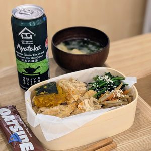 Vegan Kitsune Bento at Veg-An in Central Singapore