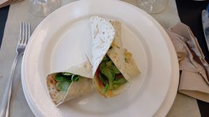 Fajitas de tofu at Vegano A Seimeira in Lugo