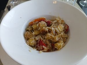 Tofu rice at Vegano A Seimeira in Lugo