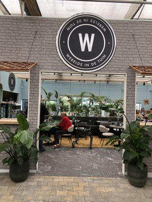Entrance (located near the check-out of the garden center).  at Werelds in de Tuin Tiel in Kapel Avezaath