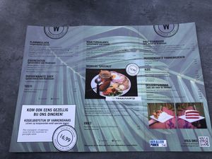 Menu food  at Werelds in de Tuin Tiel in Kapel Avezaath