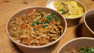 The Vegan Wok at The Vegan Fair at Dizengoff Center in Tel Aviv