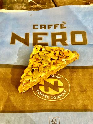Granola slice at BFS - Caffè Nero in Belfast