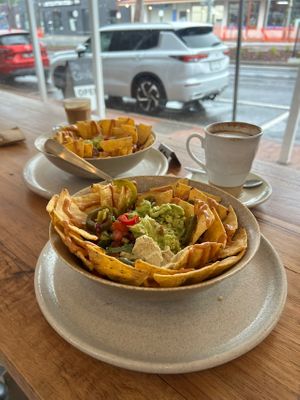 Vegan Nacho bowl  at The Coterie in Korumburra