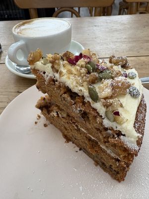 Carrot cake - so delicious !  at The Coterie in Korumburra