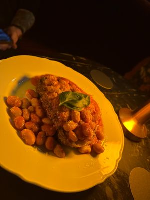 Fancy beans on toast at Frankie Cadillac in Surry Hills