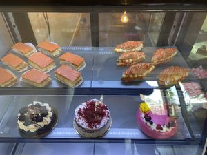 Some items for King’s day 2025. The tompouce is great! at Lente - Vegan Patisserie in Gouda