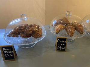 Friday 27 June 2025: new puff pastries. The pecan roll is very good, even better than the almond roll at Lente - Vegan Patisserie in Gouda
