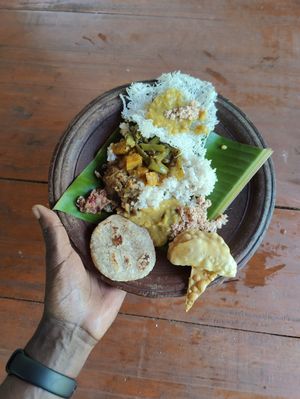 The plating at Organic Cooking Class in Sigiriya