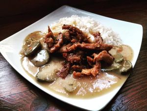  at Lucky's Vege Bistro in Trebic