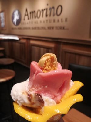 Fragola e mango Top at Amorino - Firenze Cerretani in Florence