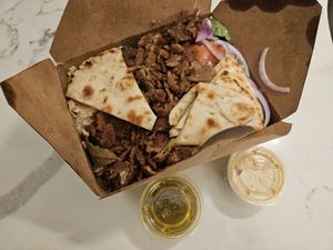 Vegan Yeero Bowl at Ela Greek Kitchen in Jersey City