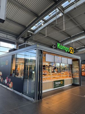 outside  at Kamps my Deli in Berlin