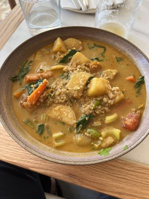 Guison con Ras el Hanout  at Restaurante Finolis in Malaga