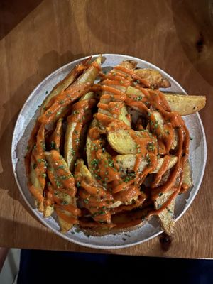 Potato wedges  at Restaurante Finolis in Malaga