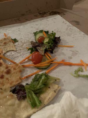 Salad slice (after we ate most of it)   at Colony Grill  in Fairfield