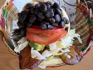 vegan arepa  at Arempa's in Midvale