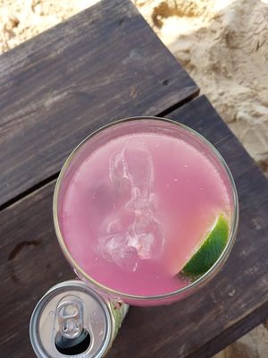 Kombucha de Pitaya at Chiringuito in Marau