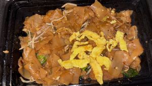 Pad See Ew with Just Egg  at Gindee's Vegan - Maybe closed in San Antonio