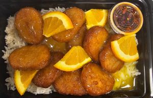 Vegan Orange  Chicken nugget  at Gindee's Vegan - Maybe closed in San Antonio