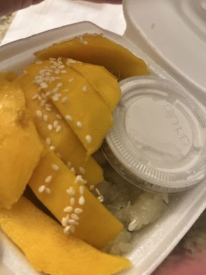 Mango was tasty! It was all very good.  at Gindee's Vegan - Maybe closed in San Antonio