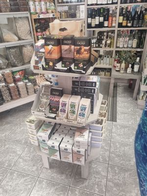 Vegan chocolate at Patmos Coffee House in Patmos