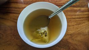 Radish soup at J Chill Chill Vegetarian Restaurant in Nong Khai