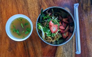  at J Chill Chill Vegetarian Restaurant in Nong Khai