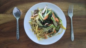  at J Chill Chill Vegetarian Restaurant in Nong Khai