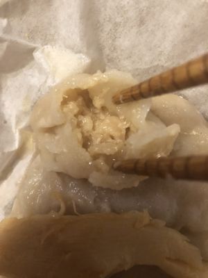 Vegan soup dumplings   at Vege Eats in Flushing