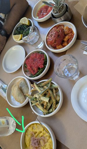 Sharing menu at Vatsiko in Crete