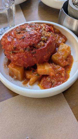 Stuffed tomato at Vatsiko in Crete