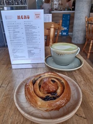 Bean's Café E5 8FB . Inside. at Bean's Café in East London