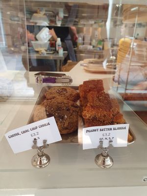 Bakes at Bean's Café in East London