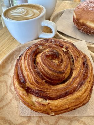 Fab pastries and coffeee  at Bean's Café in East London