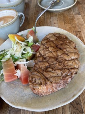   at Bean's Café in East London