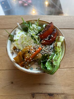  at Bean's Café in East London